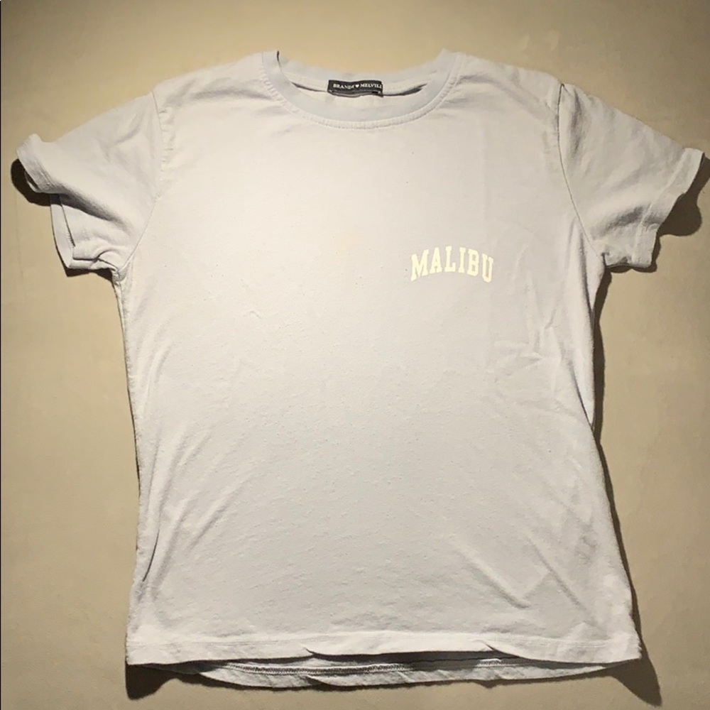 Brandy Melville Malibu Tee Sky Blue